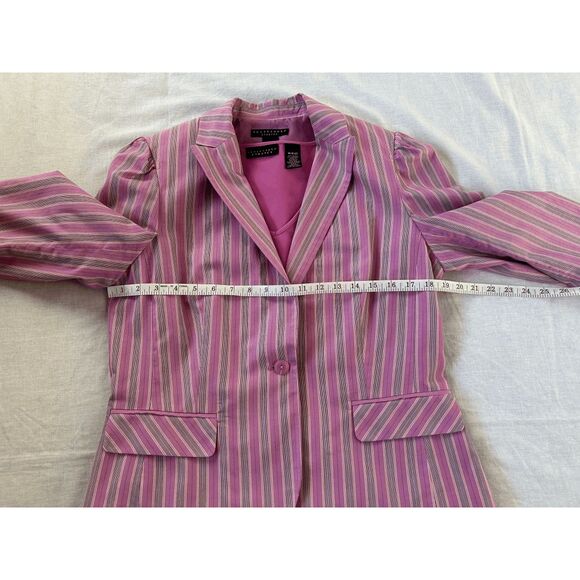 Apostrophy Dress Blazer/Jacket & Shirt, Size 10-12, Lavender, Fitted, Tailored - Picture 10 of 10